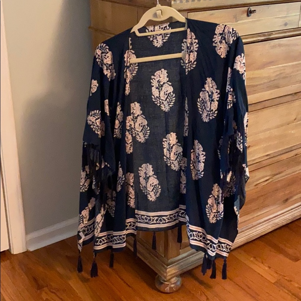 Blue kimono